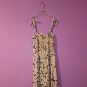 pink floral Maxi dress